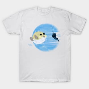 A puffer fish with strong spines T-Shirt